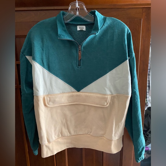 Colorblock Quarter Zip - Picture 1 of 4